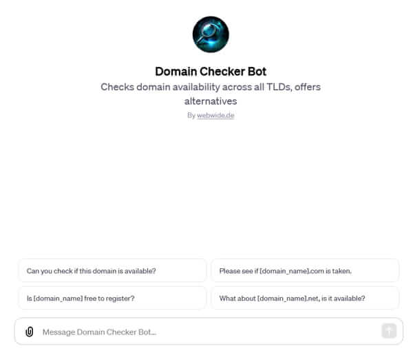 Domain Checker Bot Screenshot